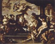 Luca Giordano rubens painting the allegory of peace oil painting artist
